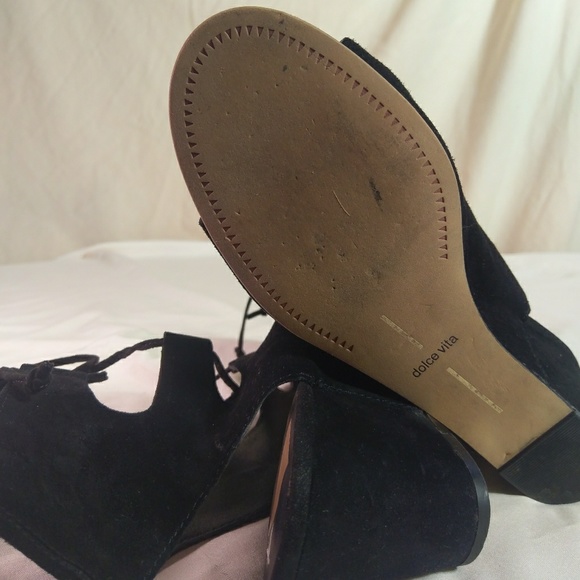 👛2/$20👛Dolce vita lace up black pumps 7 1/2 - Picture 2 of 8